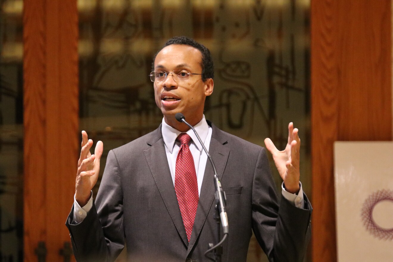 Connecticut treasurer Shawn Wooden frequently spoke about divestment from the gun industry while on the campaign trail last fall.